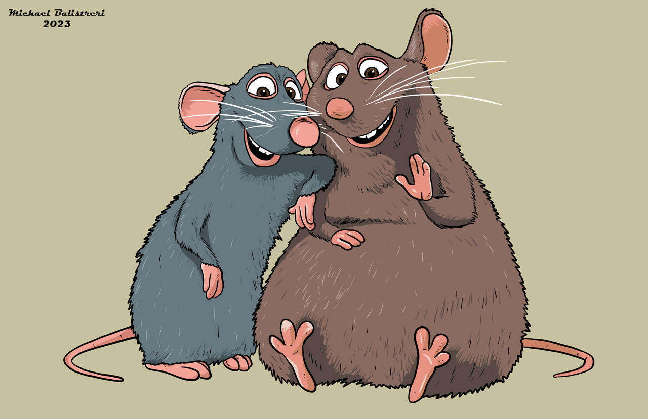 Ed And Remy Remy and Emile - Ratatouille by BlackSnowComics on DeviantArt