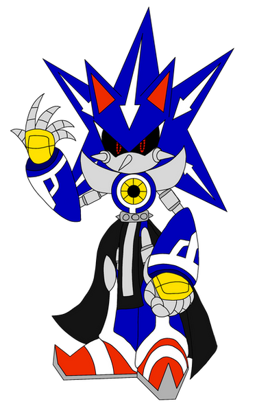 💜~ DevilChicky210~ 🔞 on X: Decided to draw Neo Metal Sonic. In