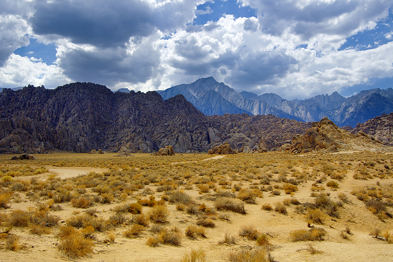 Alabama Hills and the Sierras