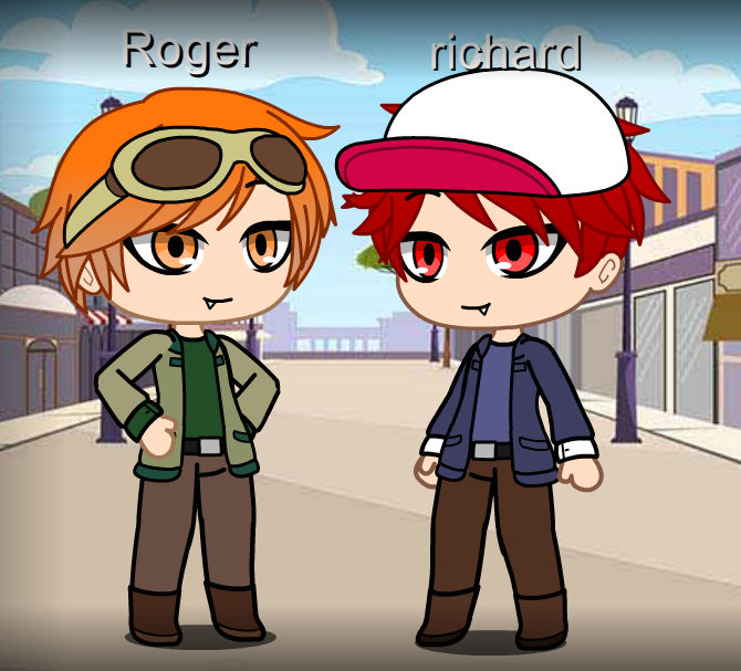 Richard Rabbit Gacha Richard And Roger In Gacha Club by AntolaneYT on DeviantArt