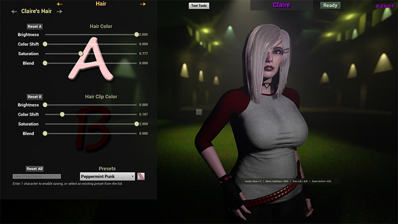 Character Customization Menu (WIP) by Grayve-Rose on DeviantArt