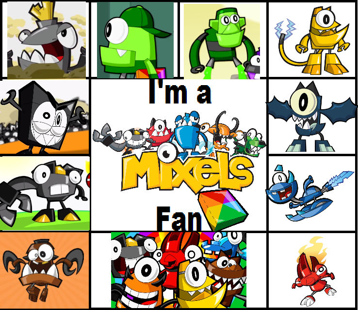 I'm a mixels fan by Mixelrayni on DeviantArt