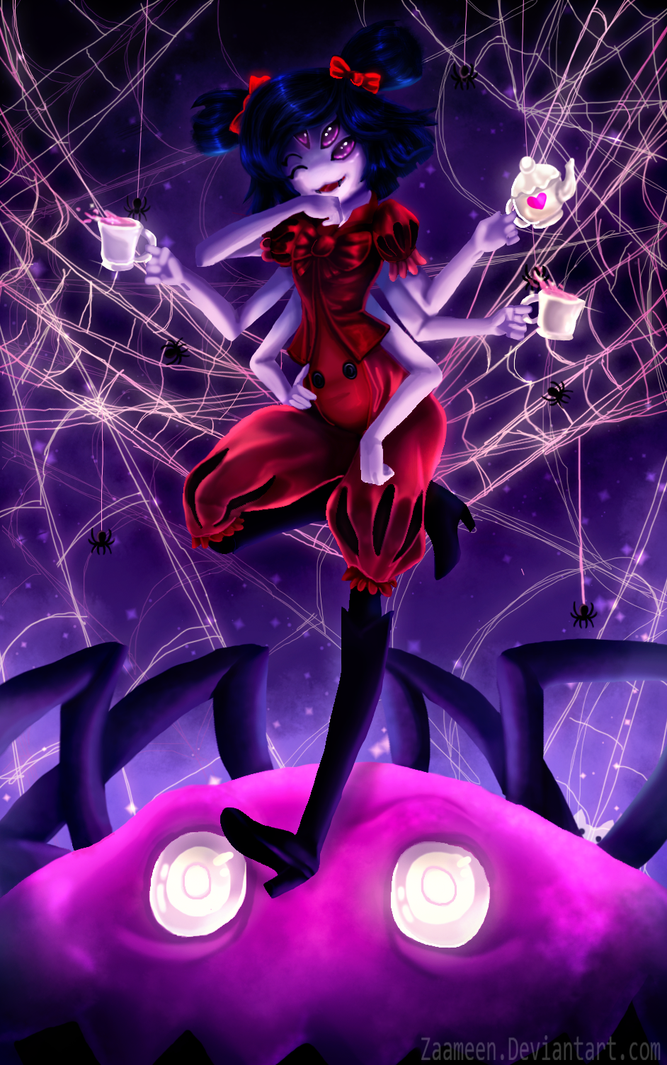 Muffet Undertale By Zaameen On Deviantart Muffet Undertale By Zaameen On Deviantart