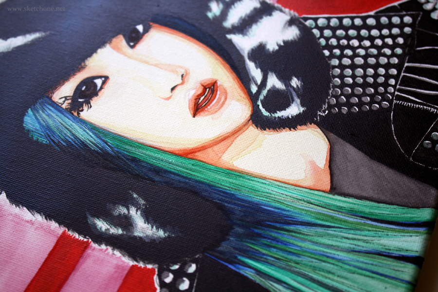 Minzy -- 2NE1 Painting Fanart