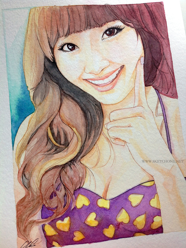 Hyorin -- Sistar fan art painting