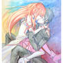 Kirito and Asuna -- Sword Art Online fan art