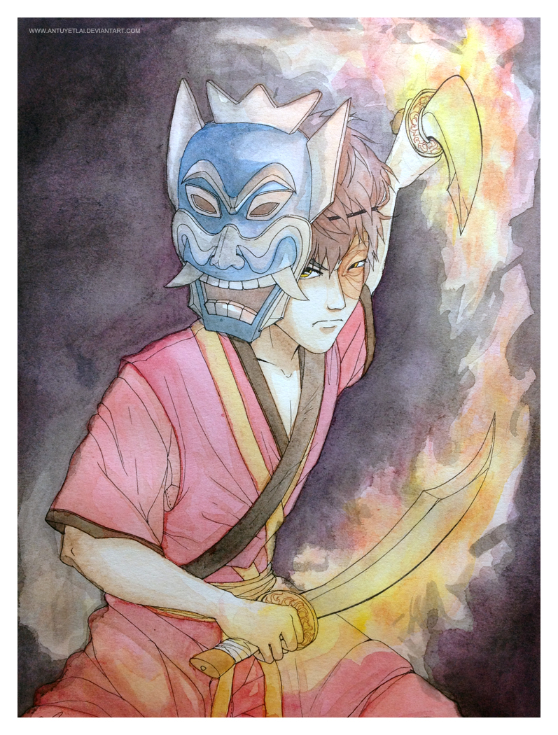 Zuko -- Avatar fan art watercolor