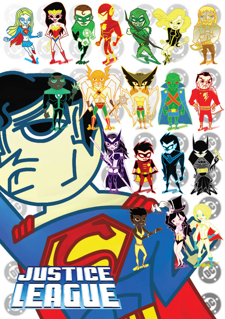 DC Heroes' Collage