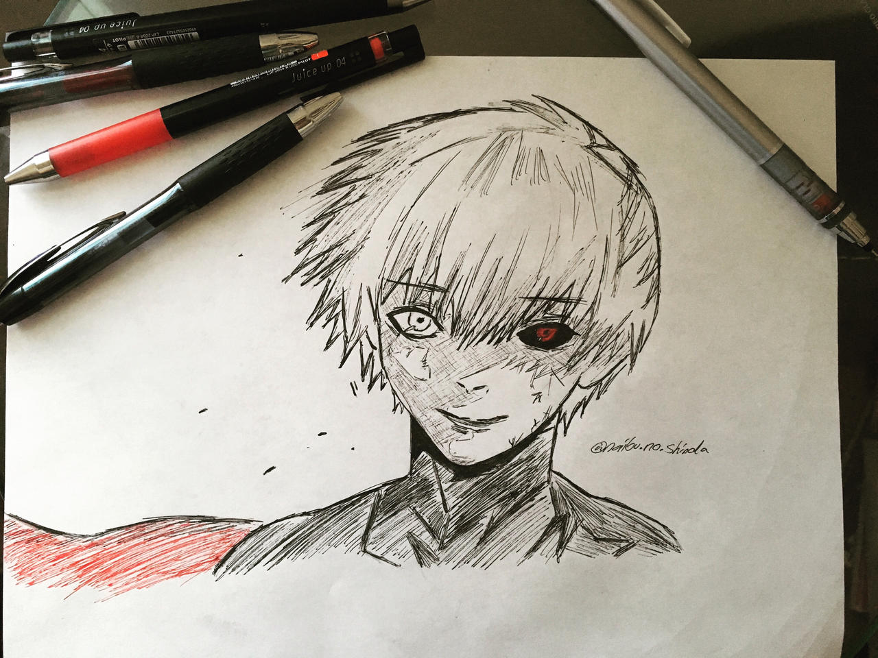 Ken Kaneki From Manga Panel By Naibunoshinda On Deviantart Ken Kaneki From Manga Panel By Naibunoshinda On Deviantart