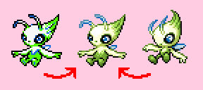 Pokemon Gold Sprite Revamp - Celebi