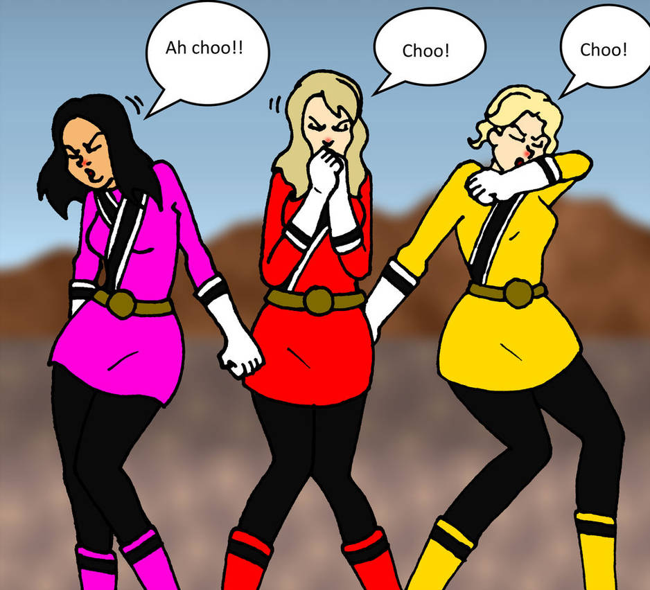 Power Rangers Samurai Sneeze Commission by Sudosnz on DeviantArt