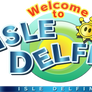 Welcome to Isle Delfino logo ALT Version