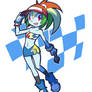 Racing Rainbow EqG