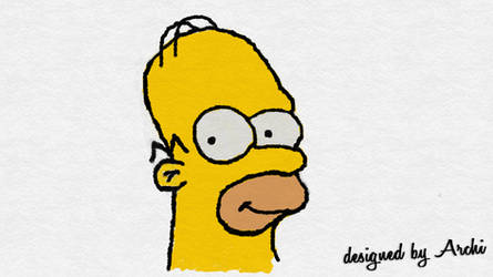 Homer Simpson - FreshPaint - by Archi360