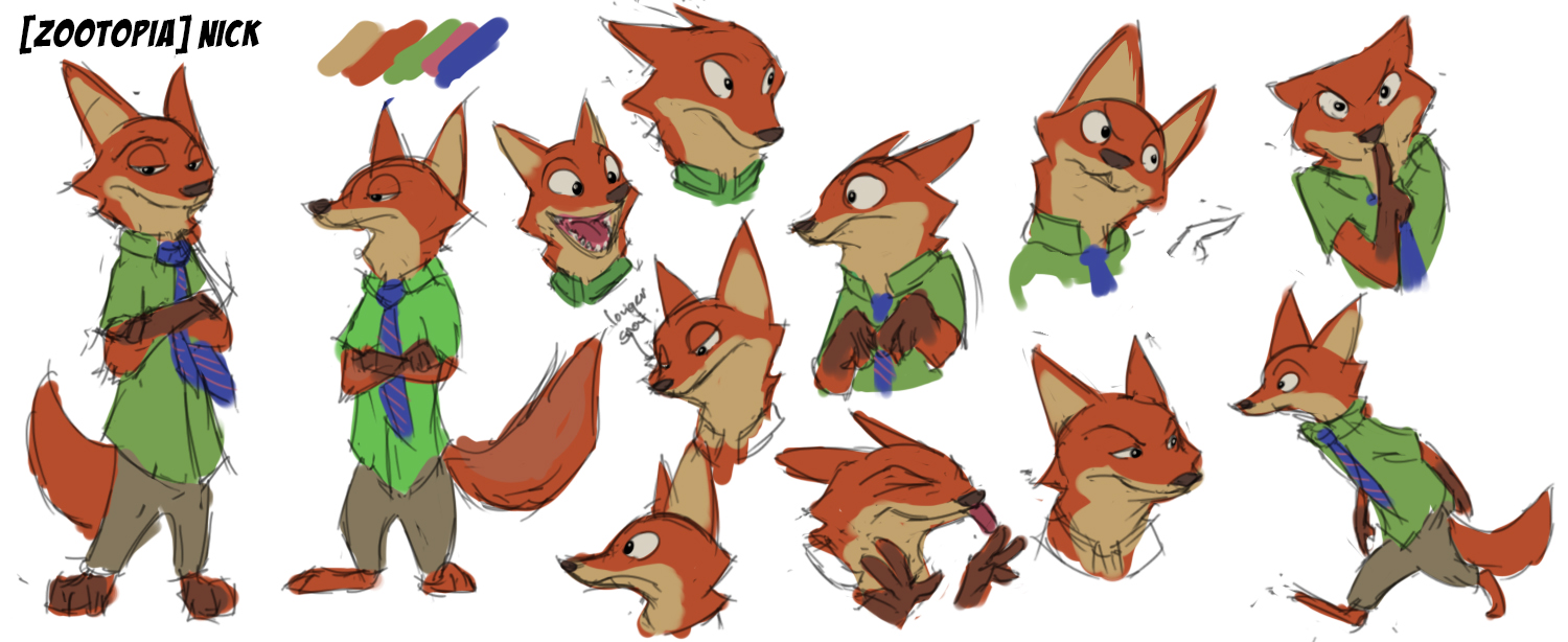 [Zootopia] Nick Wilde Sketch