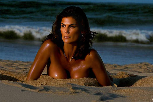 Teri Hatcher in Fantasy Island quicksand