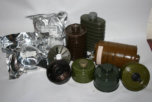 Various filters and rebreather unit