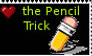 Pencil Trick Stamp