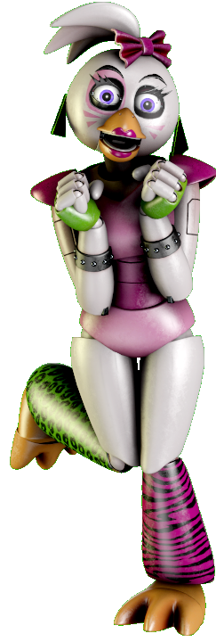 A very weird Funtime Chica render