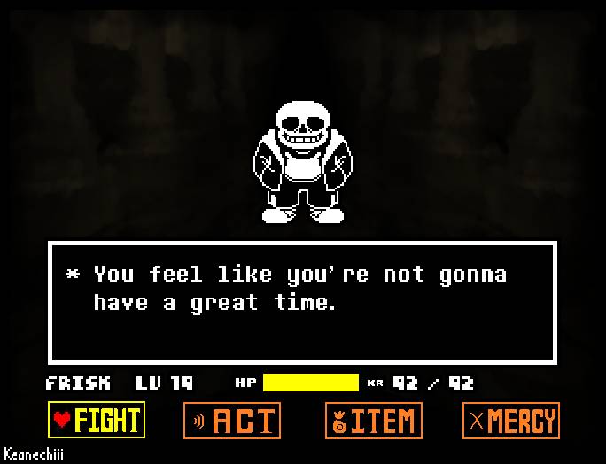 Undertale Super Hard Mode: Sans Fight - Imgflip