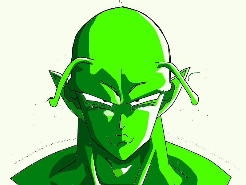 Picollo Back Picollo first try by lkj5000 on DeviantArt