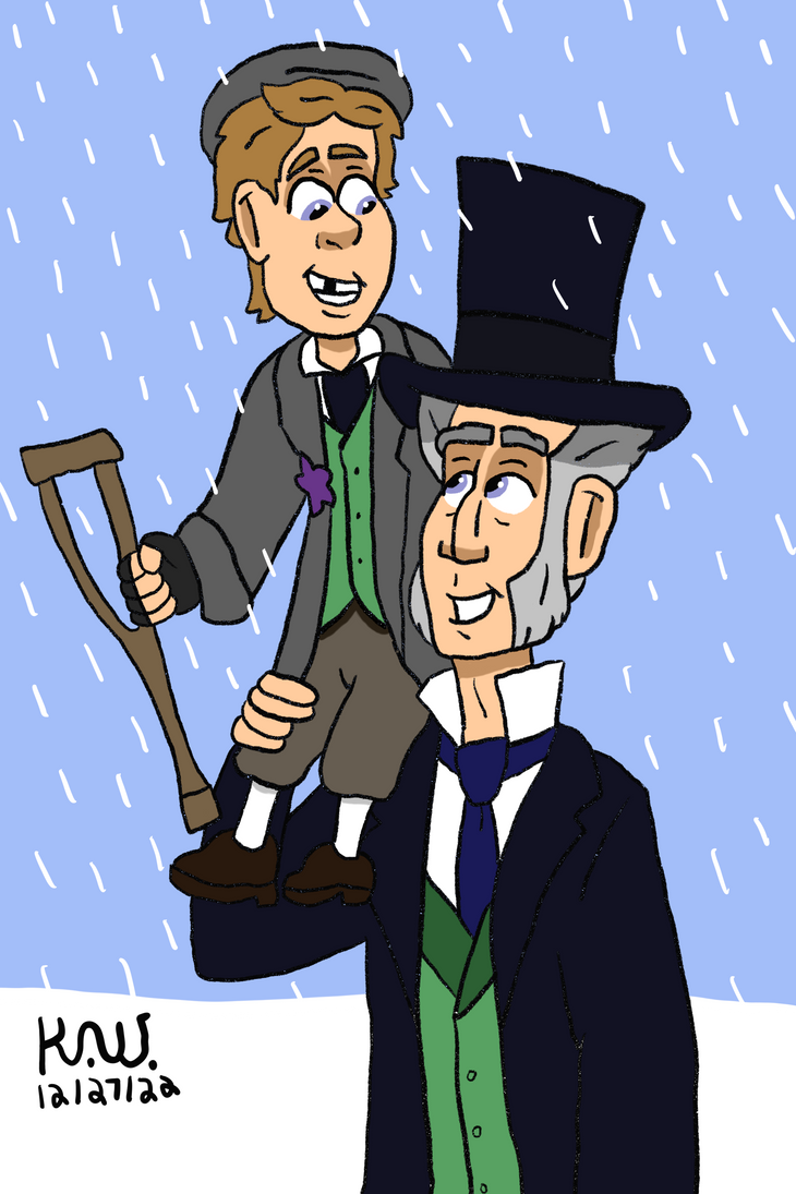 Scrooge And Tiny Tim By Kwilli0930 On DeviantArt