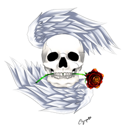 Winged Skull logo