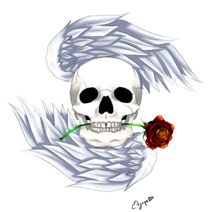 Winged Skull logo