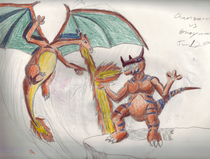 charizard vs greymon