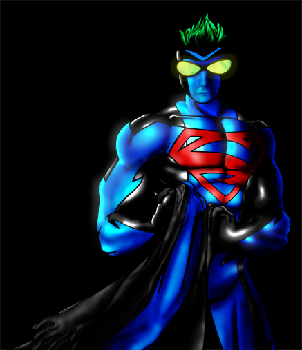 electric black superman