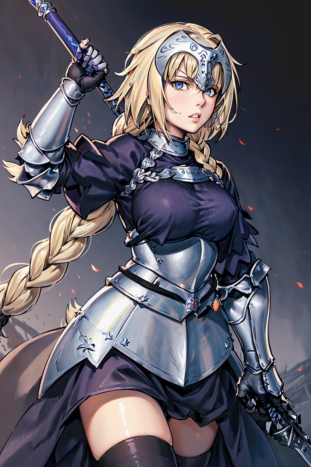 AI Art Jeanne d #39 Arc the Maiden of Orleans by The Sanctuaire on AI Art Jeanne d #39 Arc the Maiden of Orleans by The Sanctuaire on