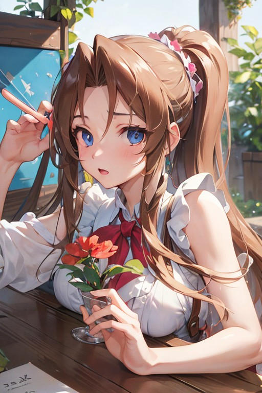 Ai Art Aerith Gainsborough Final Fantasy By The Sanctuaire On ai-art-aerith-gainsborough-final-fantasy-by-the-sanctuaire-on