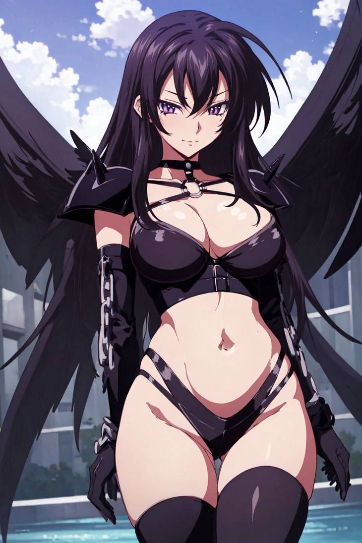 Raynare, High School DXD anime character in a