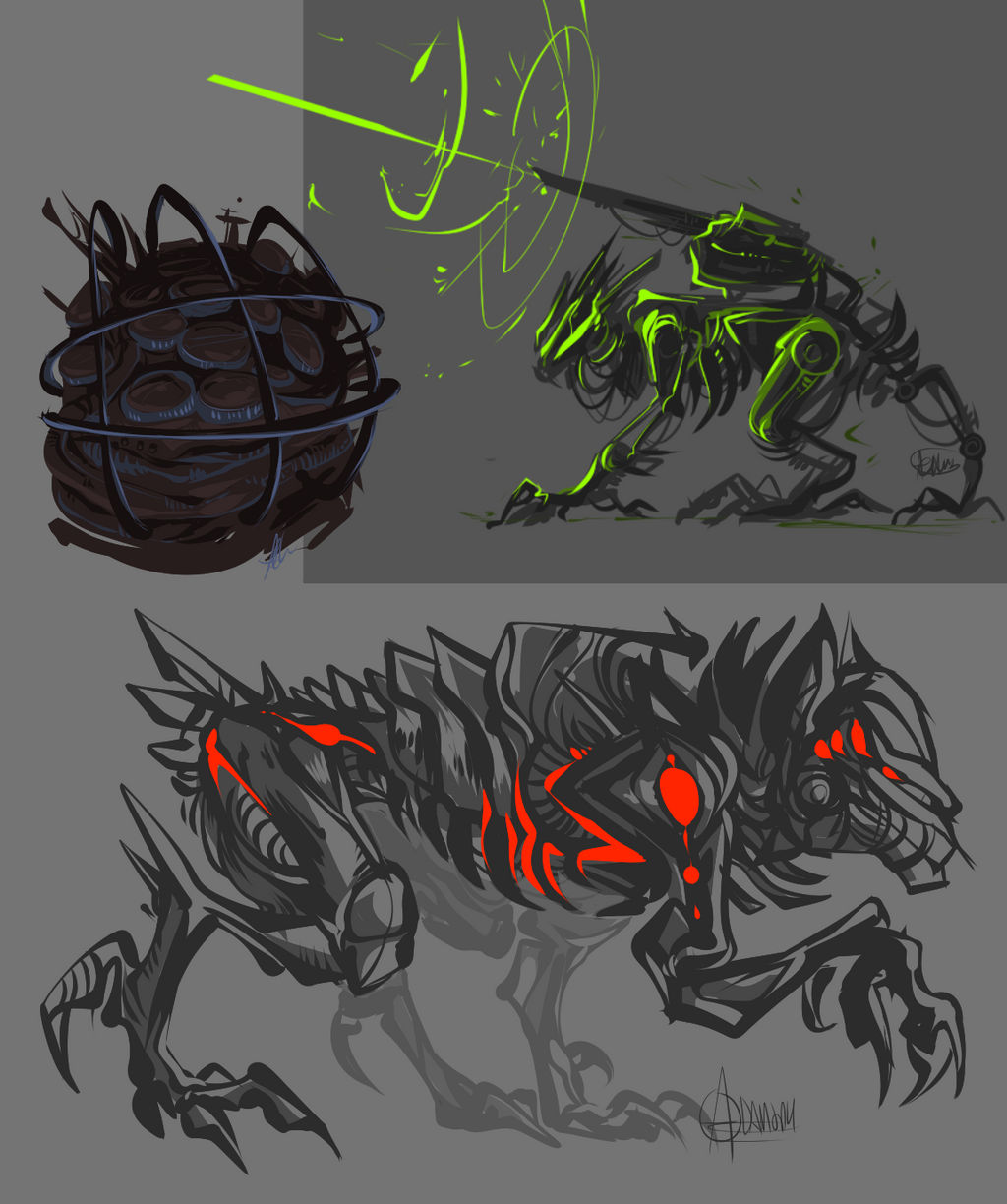 Bot concepts by Shark-Bites on DeviantArt