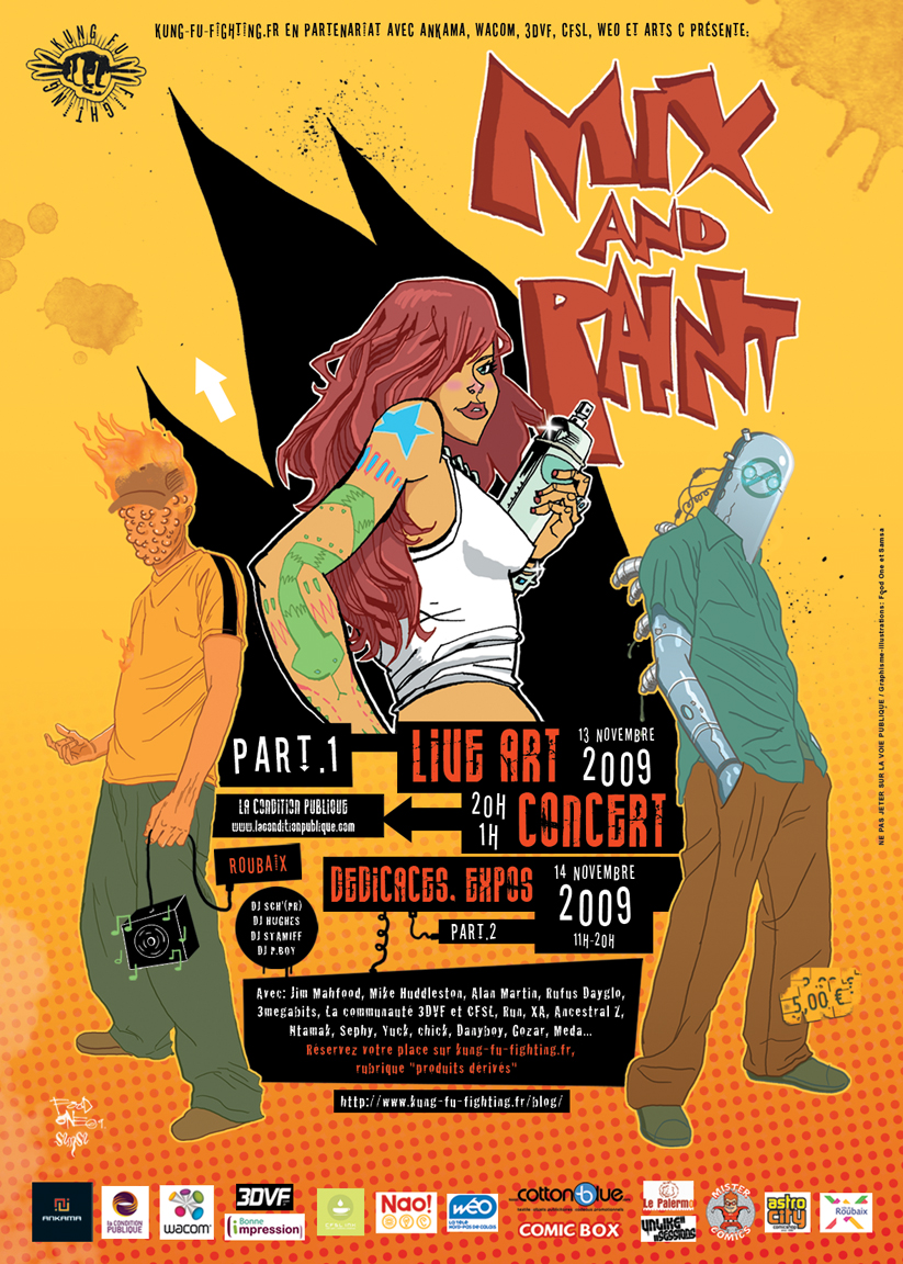 Mix and Paint Flyer