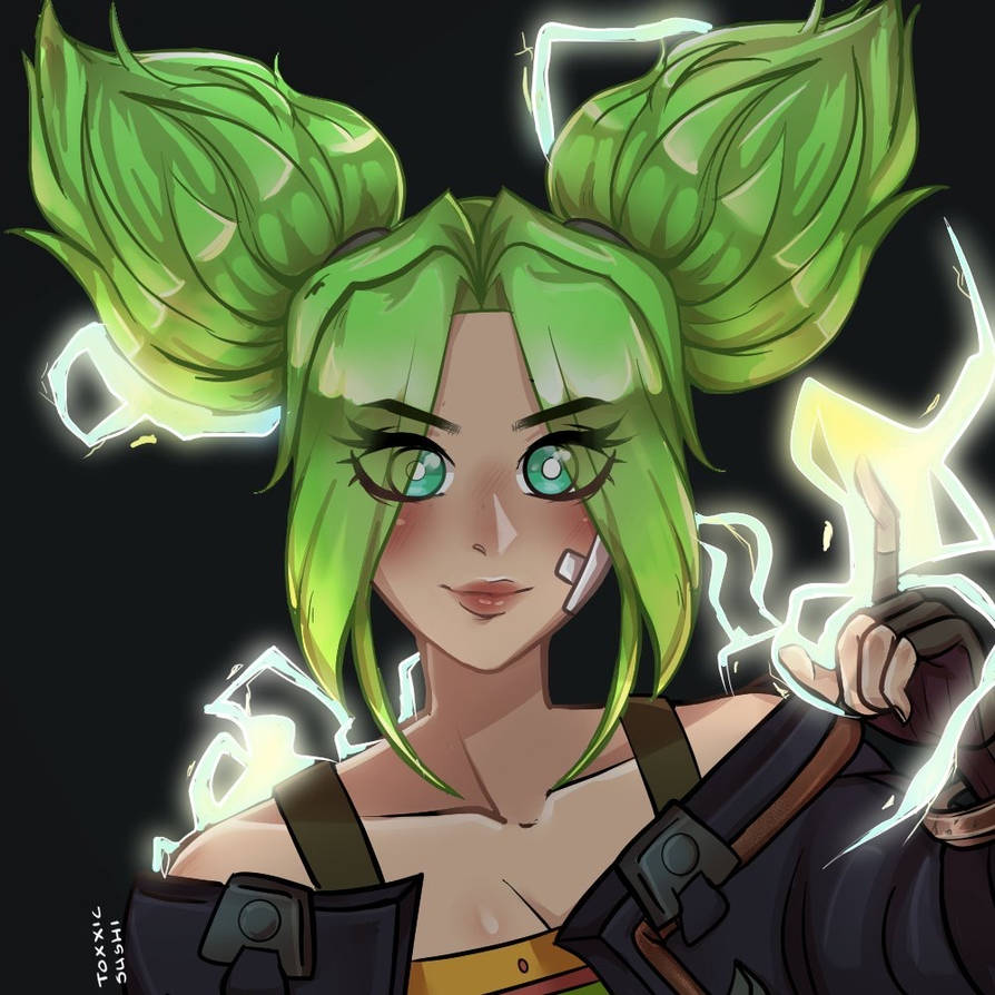 Zeri (League of Legends) by flightlessdr4gon on DeviantArt