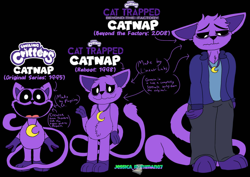 Cat Nap Ransom Letter The Evolution of Cat Nap by JessicaRothman87 on DeviantArt