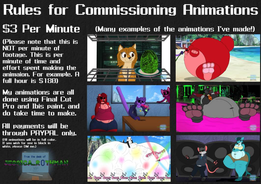 Animation Commissions Animated Commissions Info by JessicaRothman87 on DeviantArt