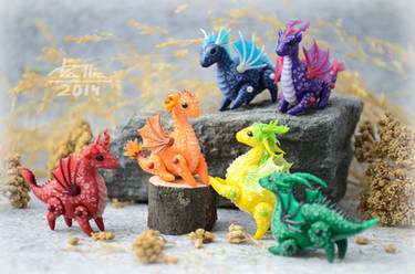 Mini Dragons - Rainbow