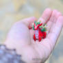 Ball-jointed dragon - red, green, yellow #2