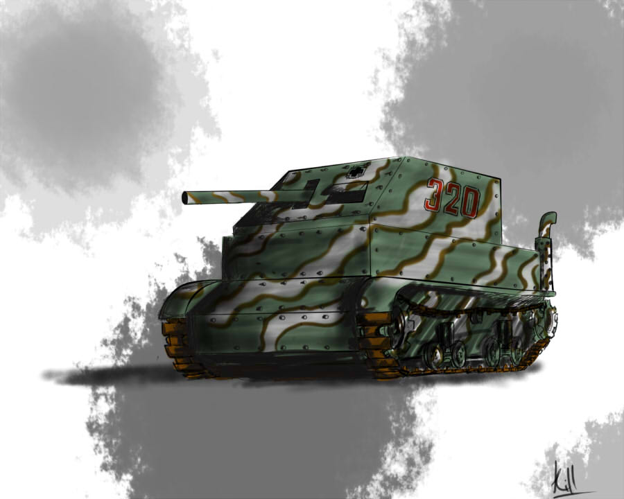 Tanque panzer bosta mk III