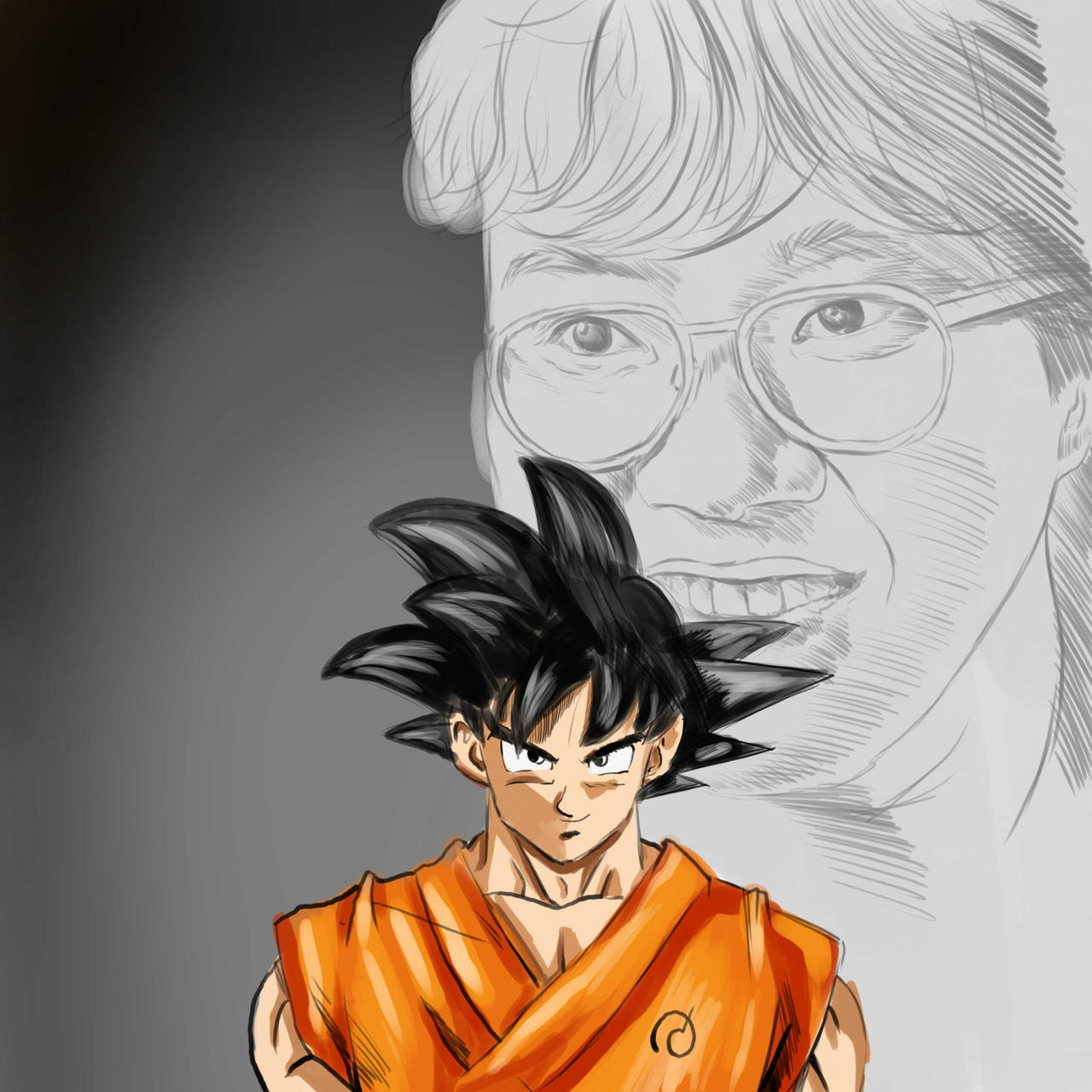 Dbz Creator Tribute Illustration for a DBZ creator (RIP) by Artistlucy001 on DeviantArt
