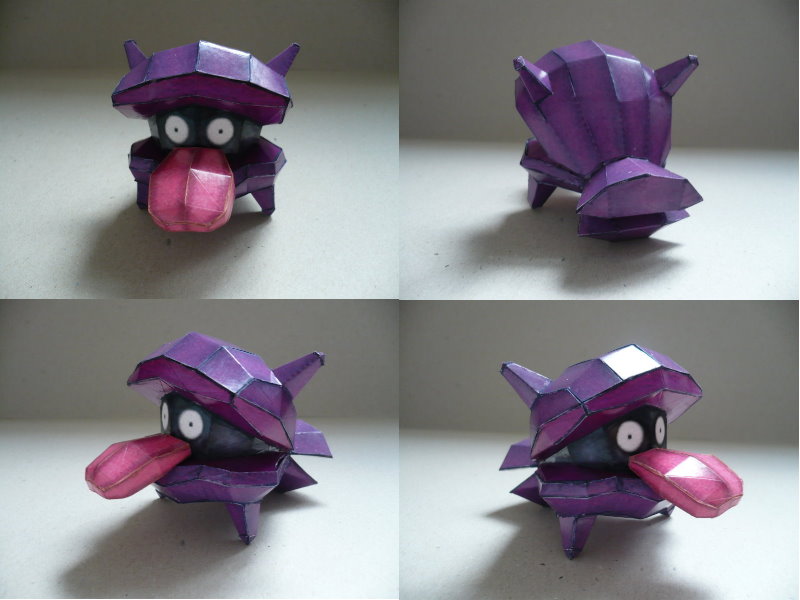 Pokemon-Shellder Papercraft