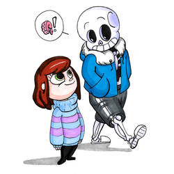 Sans and Frisk