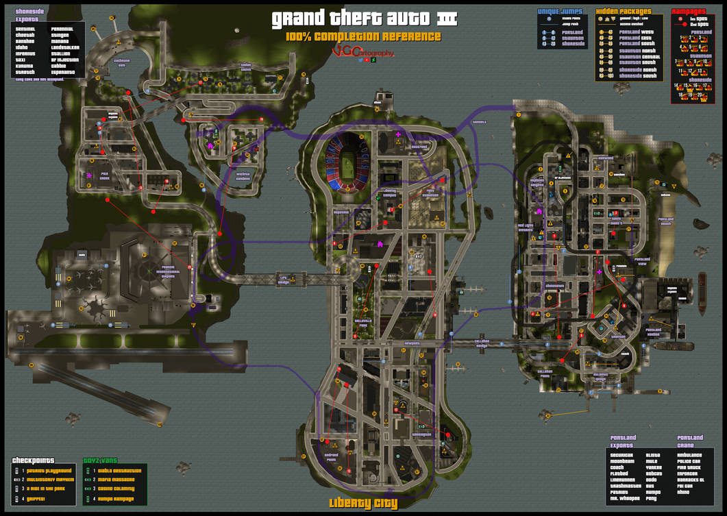 GTA 3 map in a nutshell : r/GTA