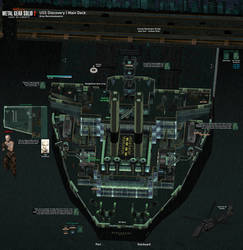 Metal Gear Solid 2 | Tanker Main Deck Map