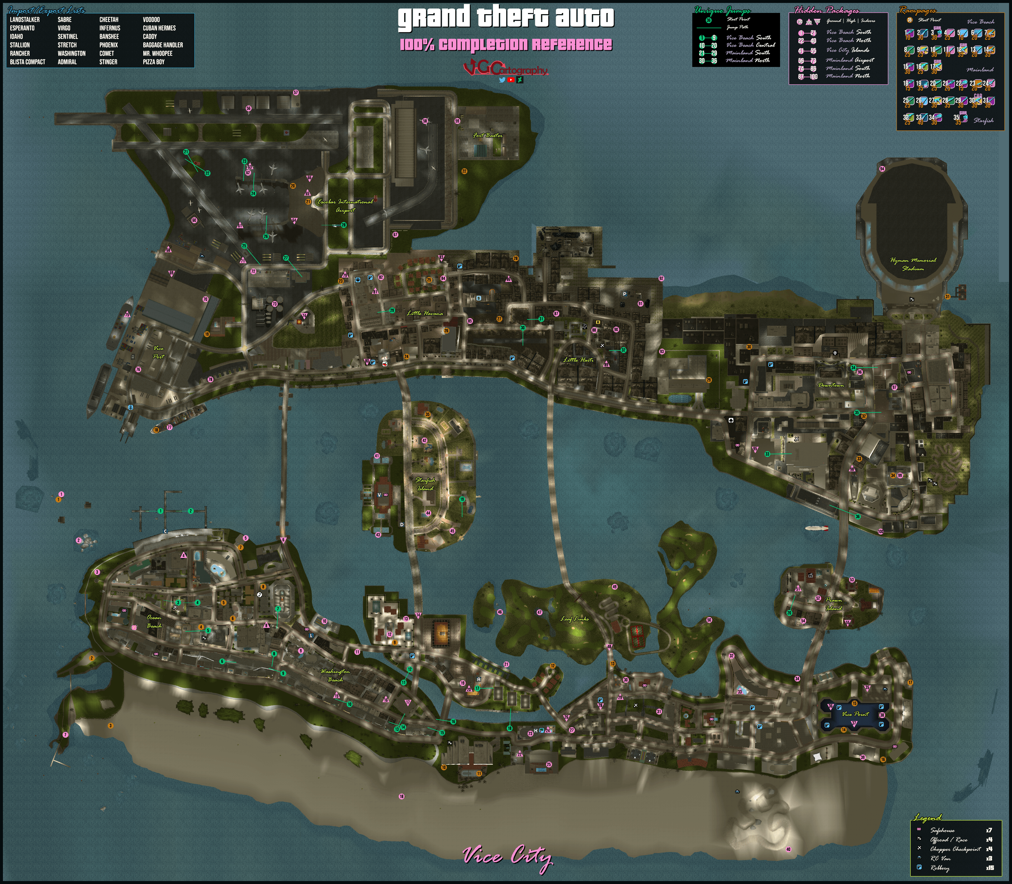 Grand Theft Auto: Vice City Interactive Maps and Locations - IGN