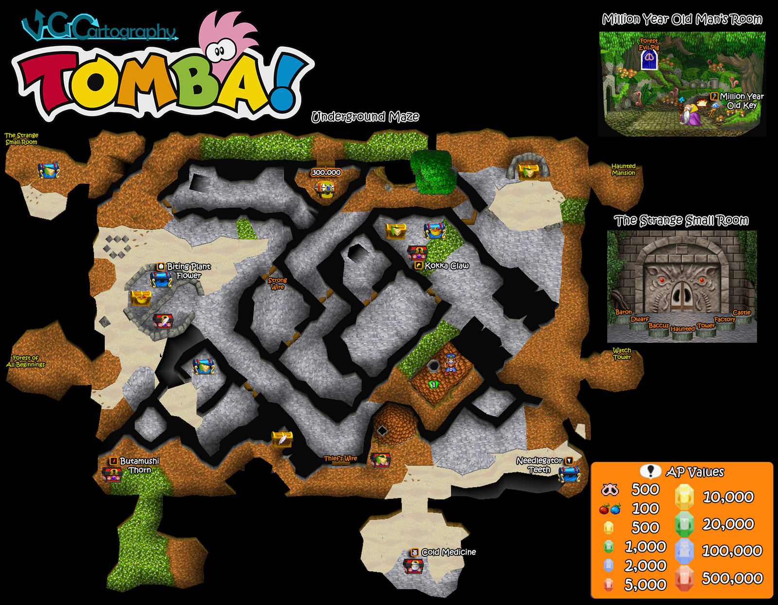 Torma Map Tomba! | Underground Maze Map by VGCartography on DeviantArt