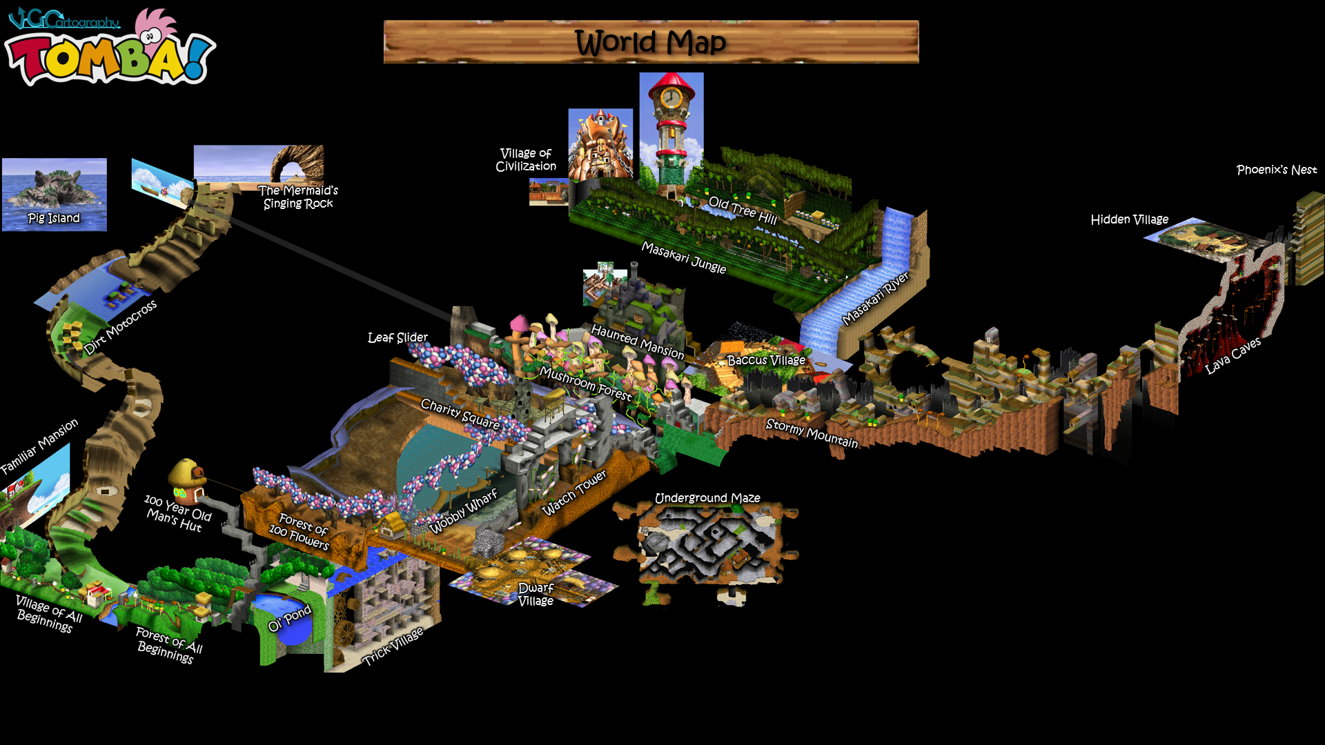 Torma Map Tomba! | Isometric World Map by VGCartography on DeviantArt
