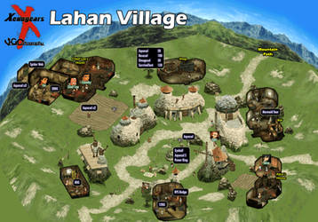 Xenogears | Lahan Village Map